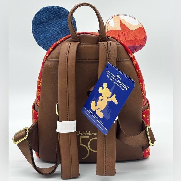 Loungefly Mickey Mouse: The Main Attraction Mini Backpack - Picture 5 of 14